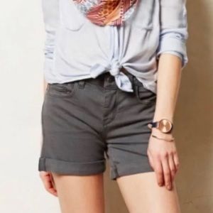 Anthropologie Pilcro And The Letterpress Cuff Shorts